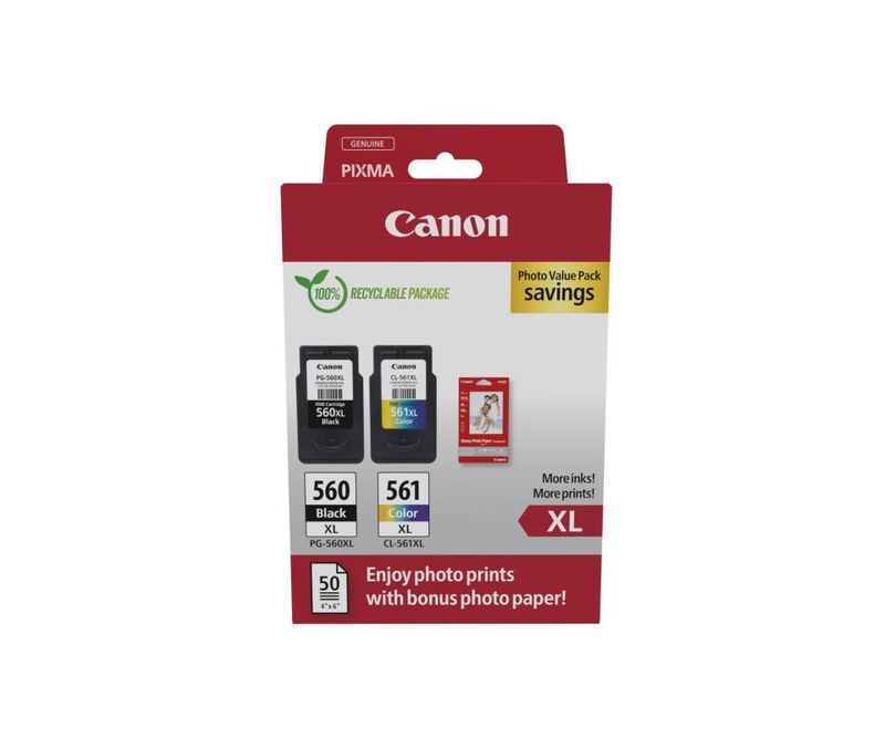 CANON-PG-560XL-CL-561XL-PHOTO-VALUE-PACK-9999