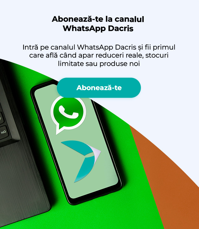 Alătură-te canalului oficial WhatsApp Dacris!