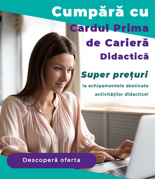 Cumpără cu Cardul Prima de Carieră Didactică