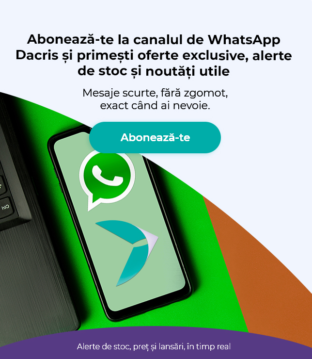 Alătură-te canalului oficial WhatsApp Dacris!