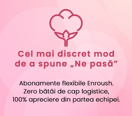 Nu tăia respectul la birou. PERIOD AT WORK by Enroush: kituri lunare predefinite cu absorbante din bumbac organic, disponibile discret în băi.