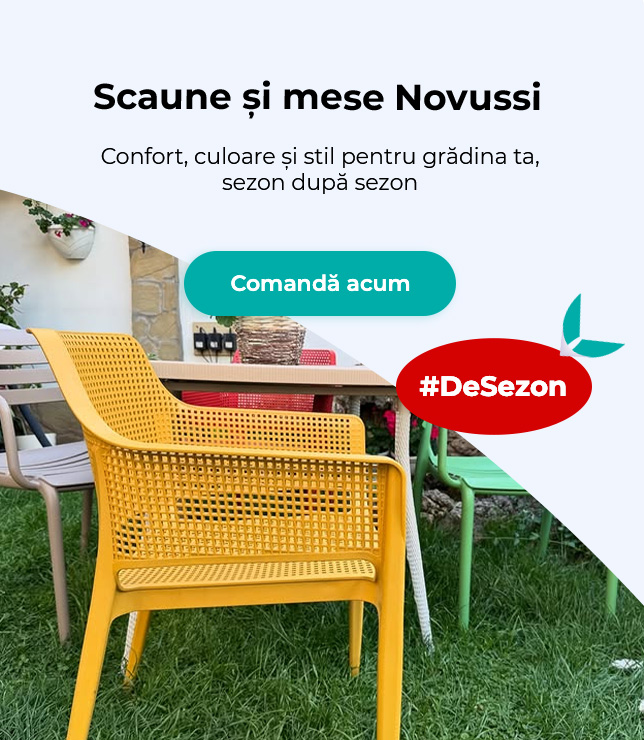 Novussi – mobilier pentru exterior cu 20% reducere