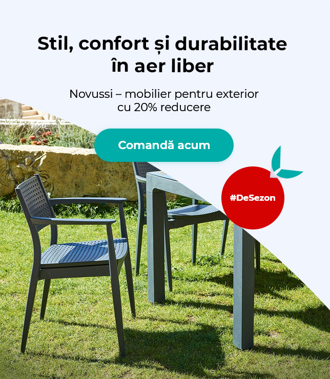 Novussi – mobilier pentru exterior cu 20% reducere